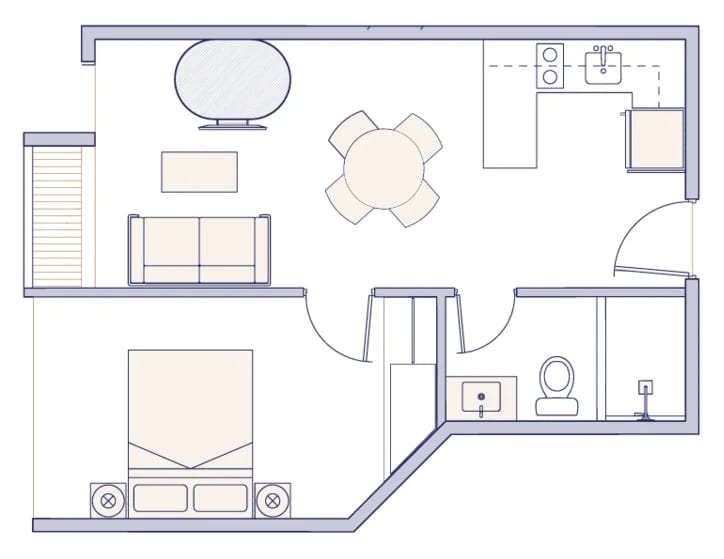 Apartamento Amueblado en Venta Edificio Septimo Zona 4 — foto 11 de 13